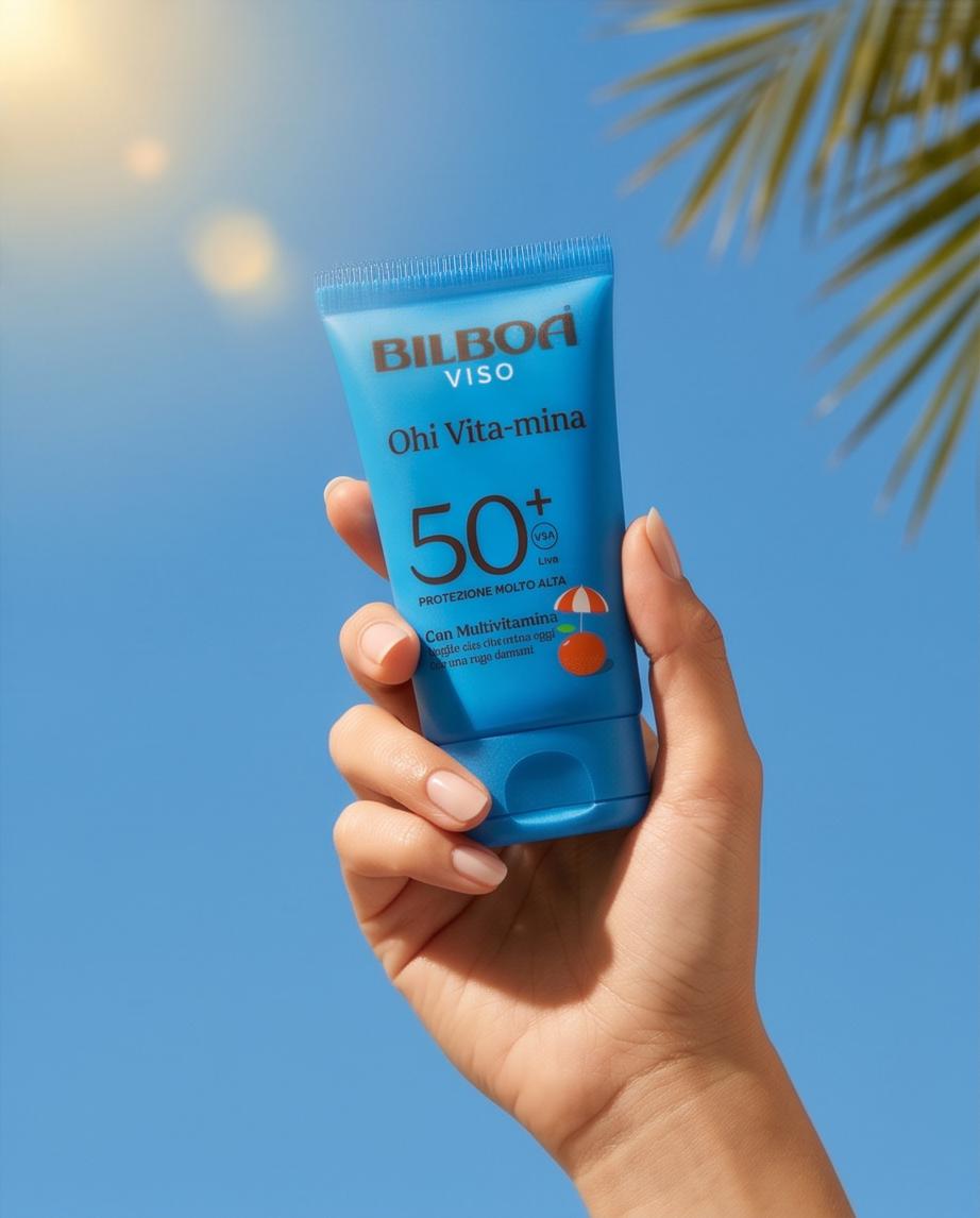 Spray Solare SPF 50+ con Aloe e Olio Multivitaminico