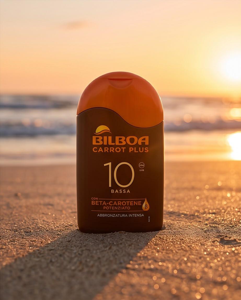 Crema Solare SPF10 con Beta Carotene per Abbronzatura Intensa