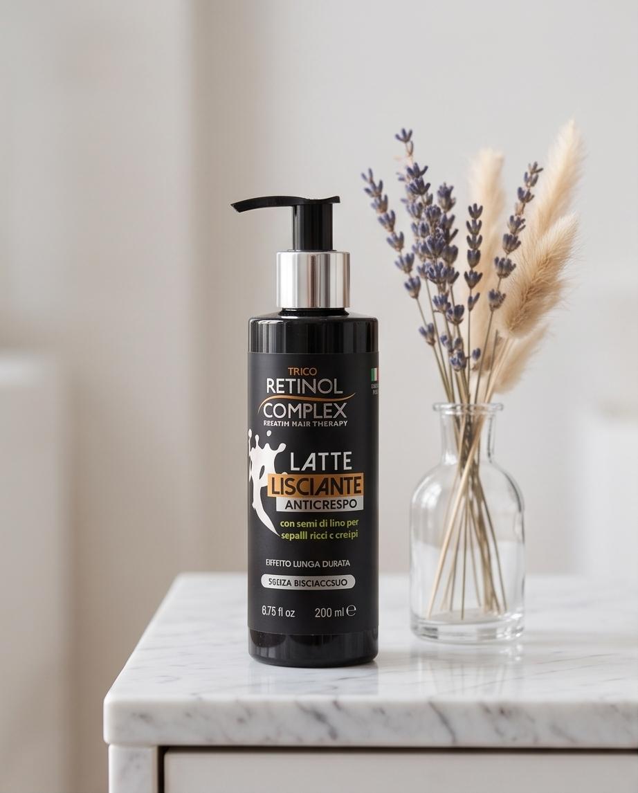 Latte Lisciante Capelli Leave-in Professionale