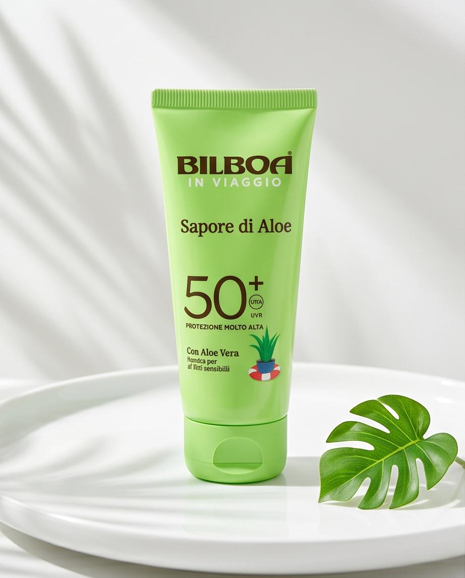 Spray Solare SPF 50+ Aloe con Protezione Leggera Corpo