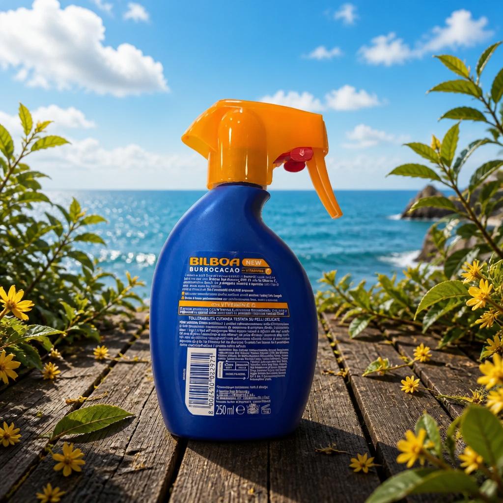 Burro Cacao Solare SPF30 con Vitamina C per Pelli Delicate Formato 250ml