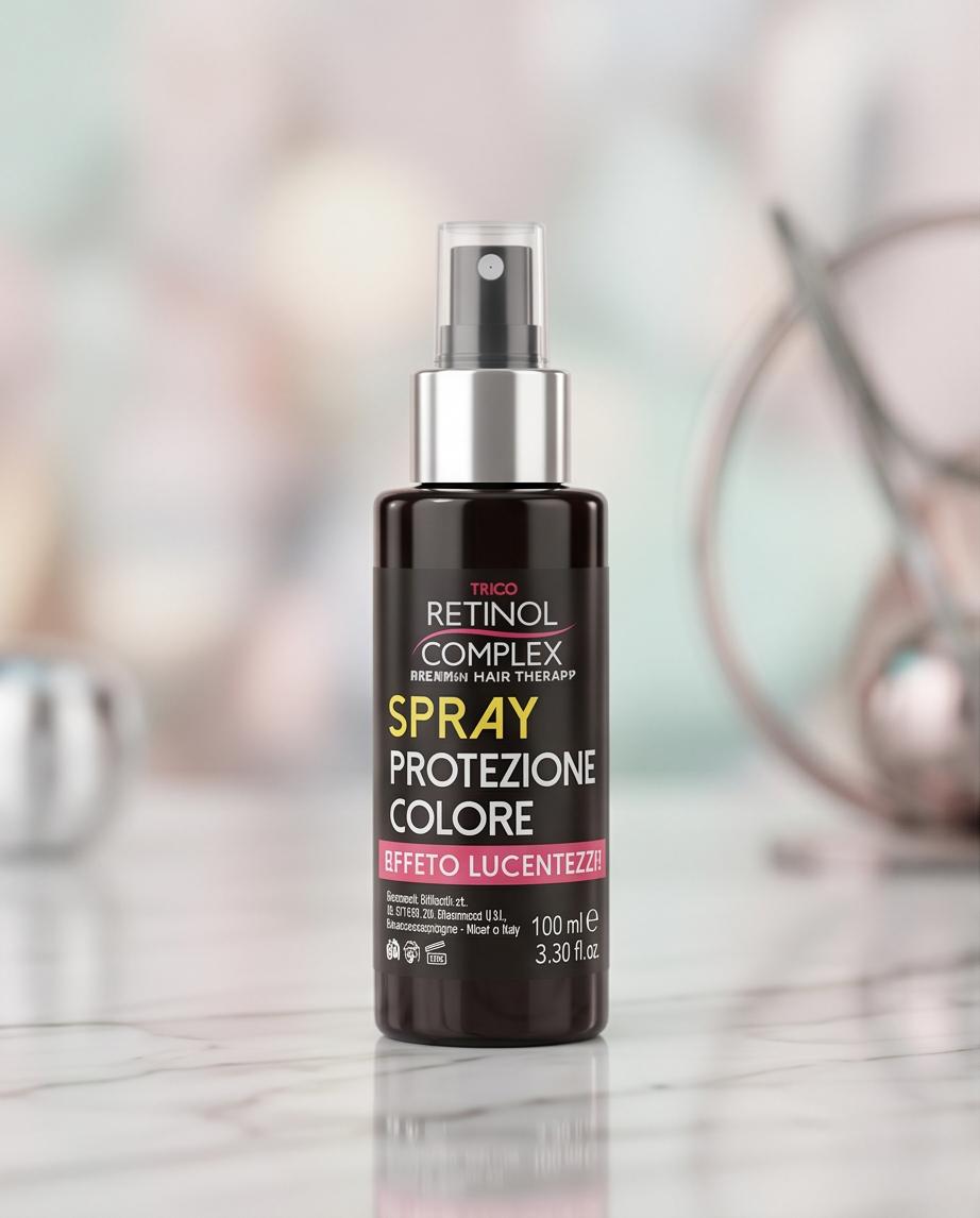 Spray Lucidante per Capelli Colorati