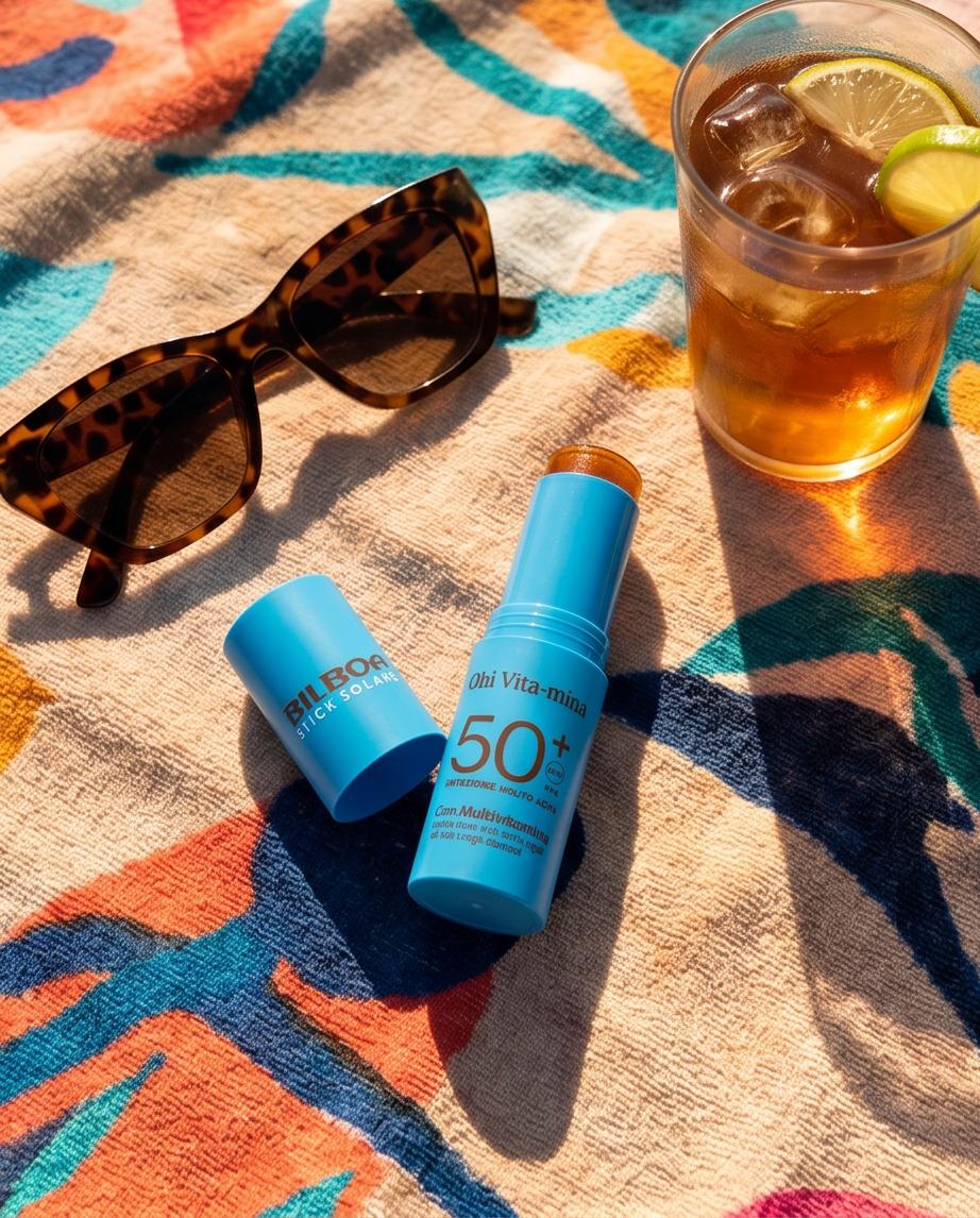 Crema Solare Stick Bilboa SPF 50+ Protezione Pratica per Corpo