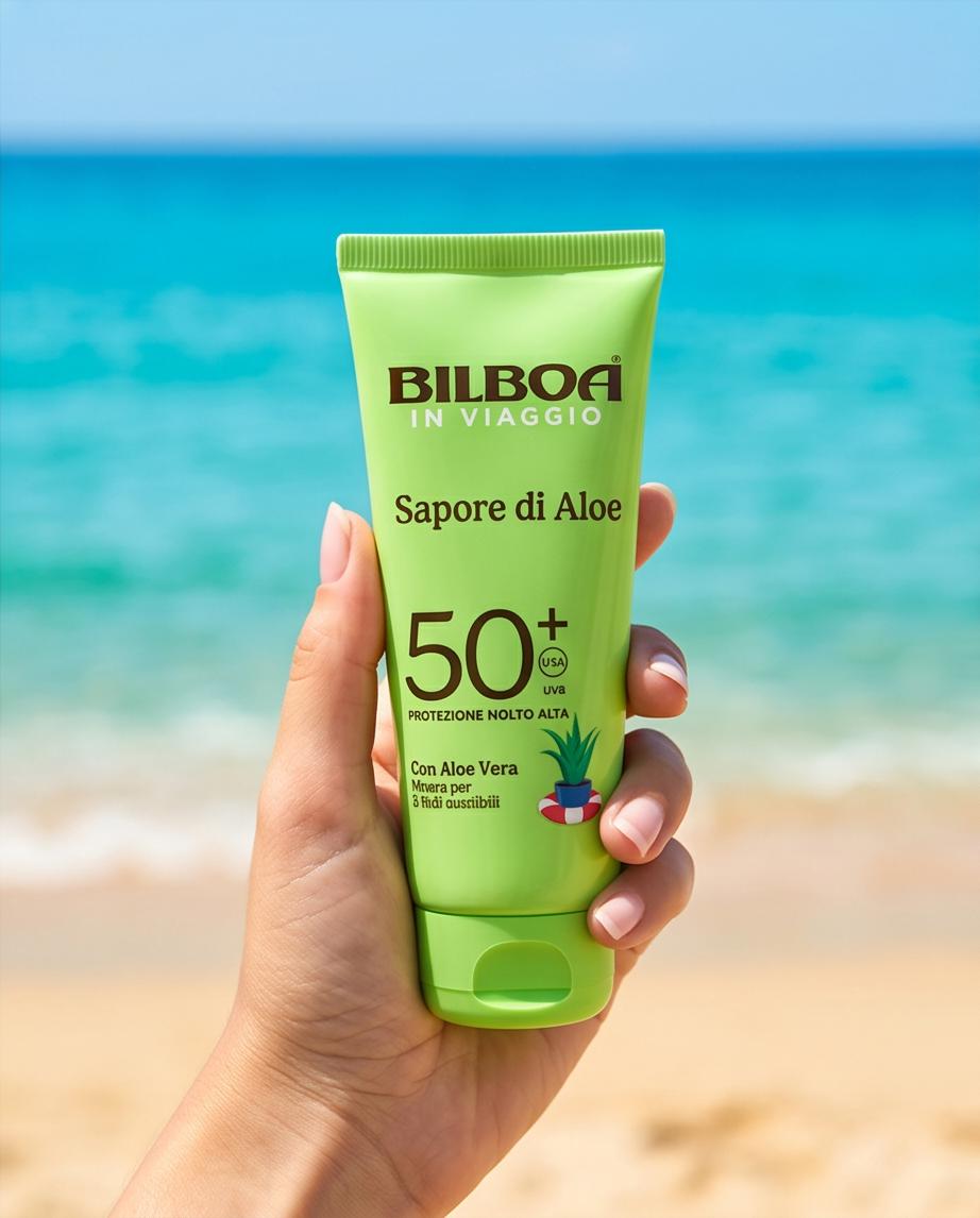 Spray Solare SPF 50+ Aloe con Protezione Leggera Corpo