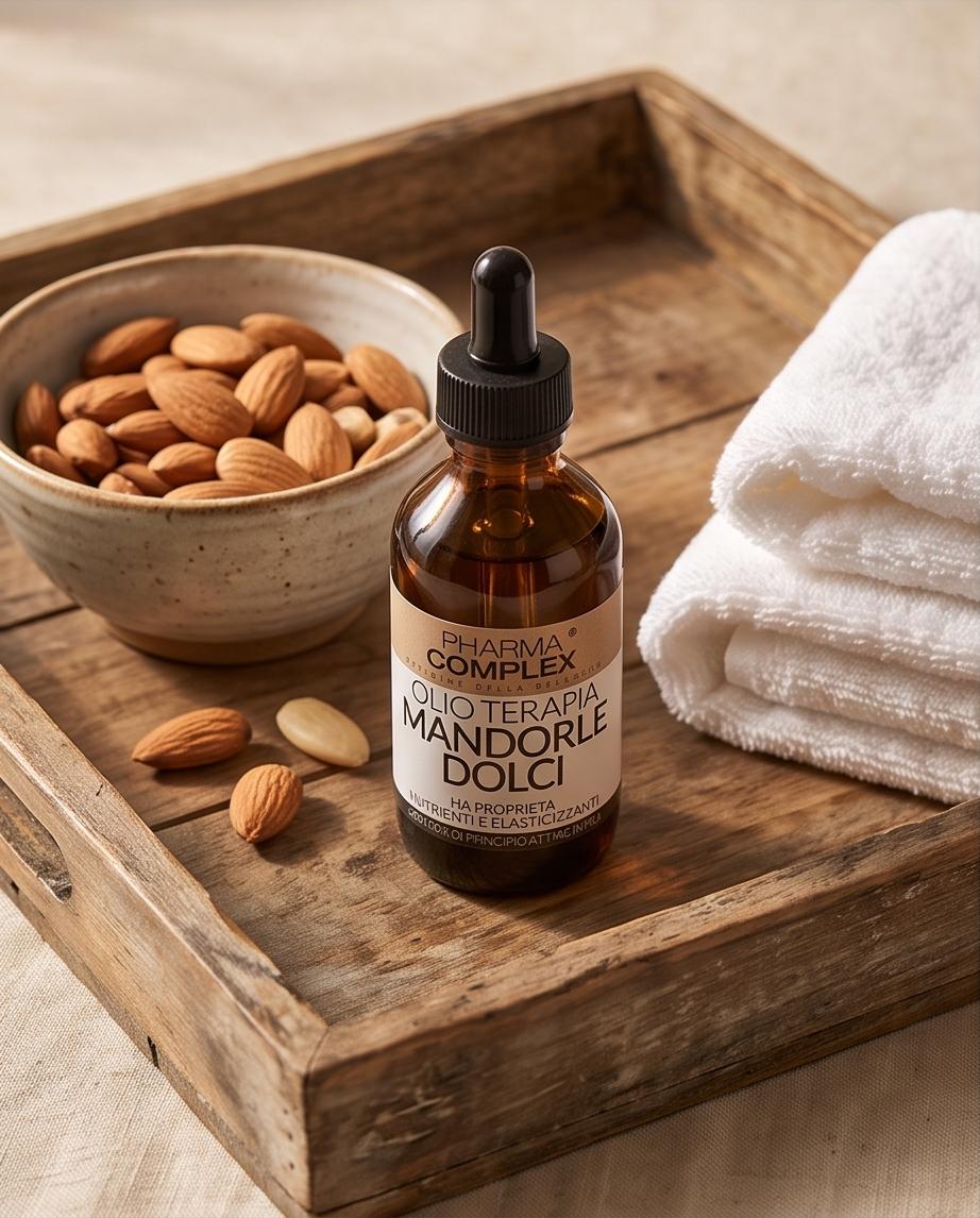Olio Corpo alle Mandorle Dolci Nutriente ed Elasticizzante in Formato con Contagocce