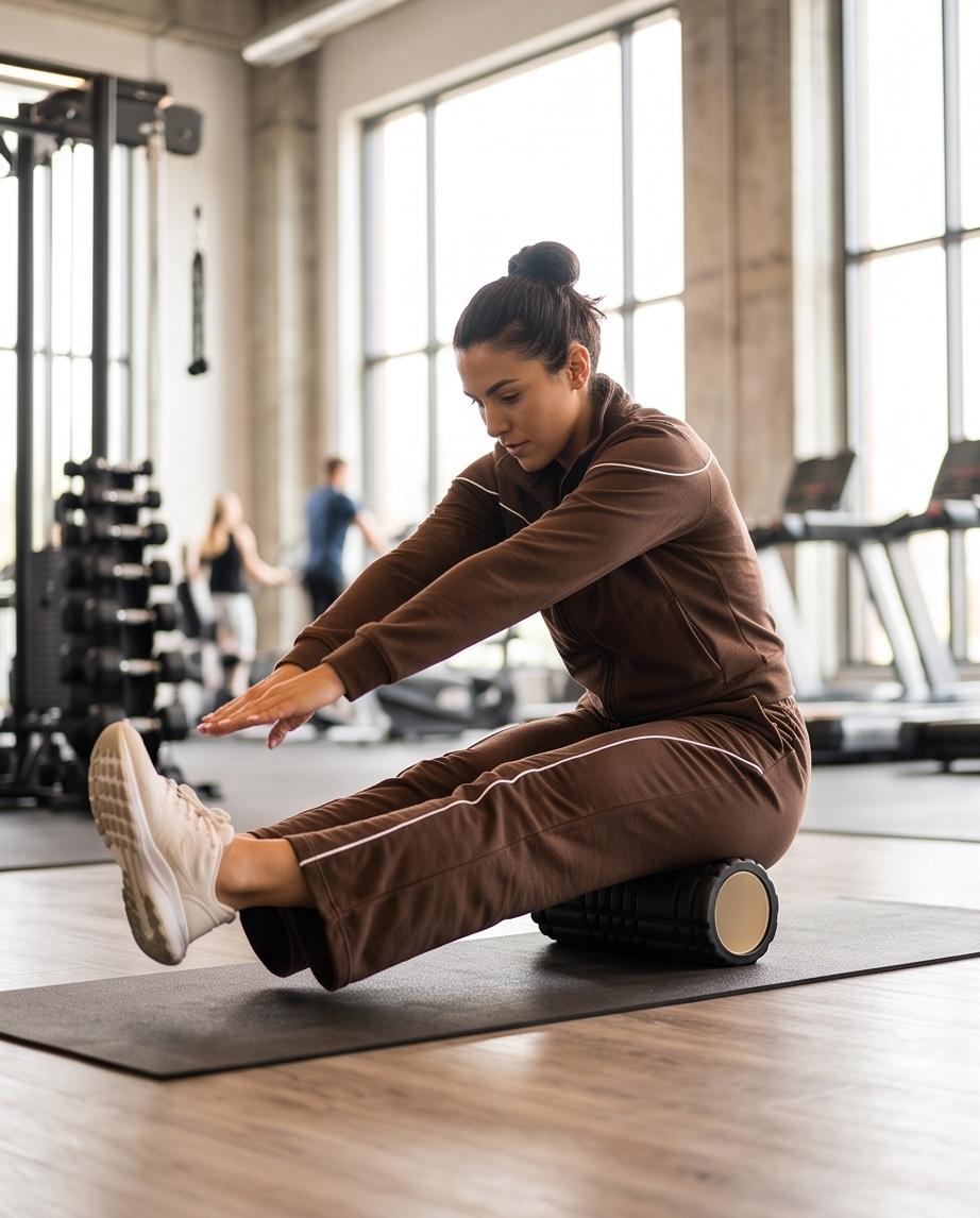 Tuta Donna Felpa e Pantalone con Profili a Contrasto