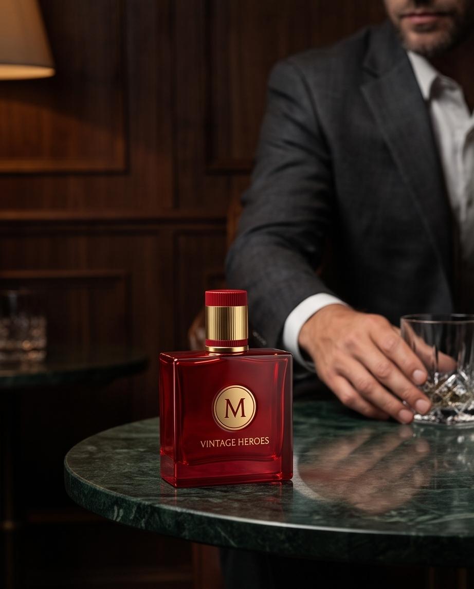 Profumo Uomo Intenso e Speziato Flacone Rosso