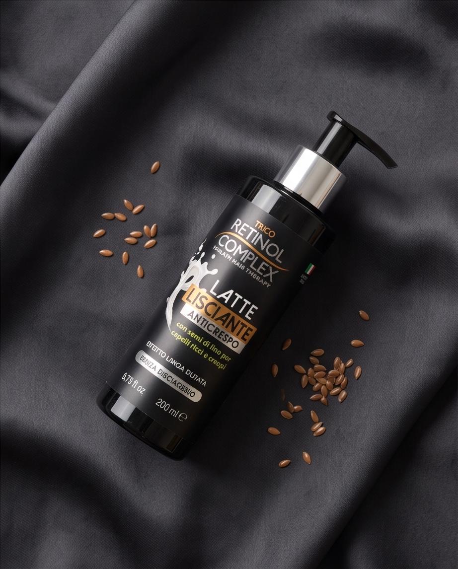 Latte Lisciante Capelli Leave-in Professionale