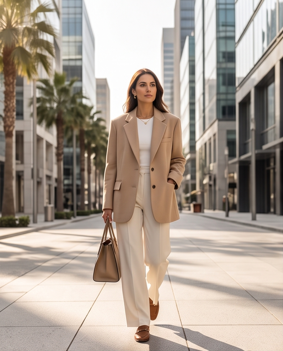 Blazer Oversize Donna con Tasche