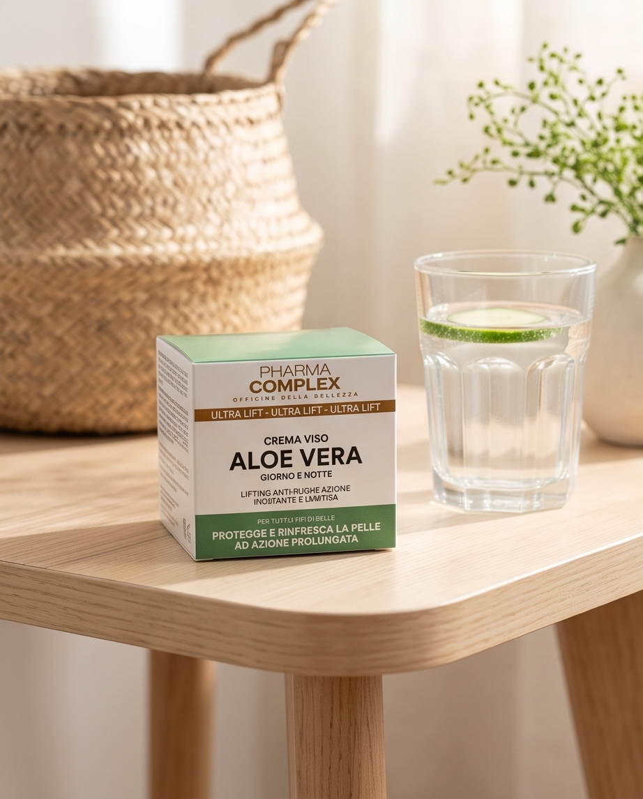 Crema Viso Aloe Vera Lifting Anti-Rughe Giorno e Notte Idratante