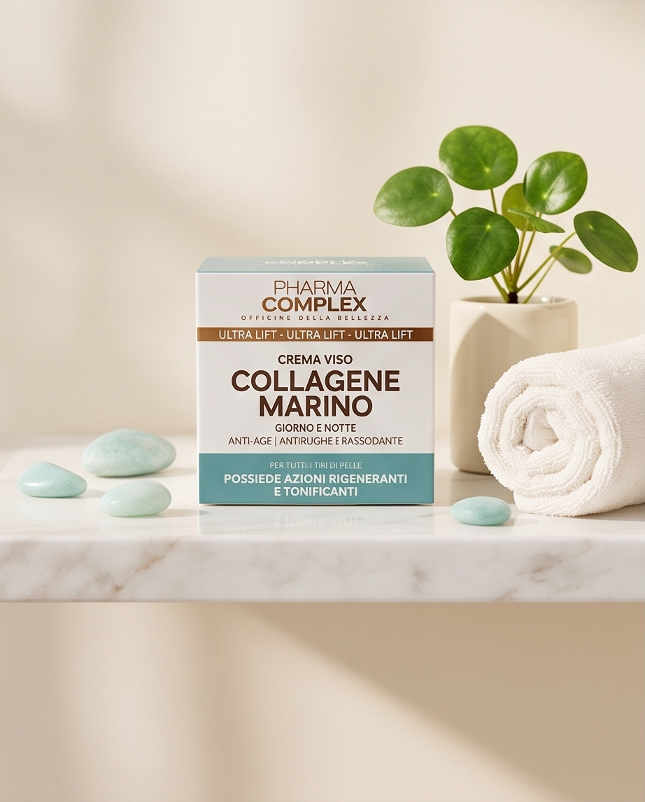 Crema Viso Collagene Marino Anti-Age Giorno e Notte