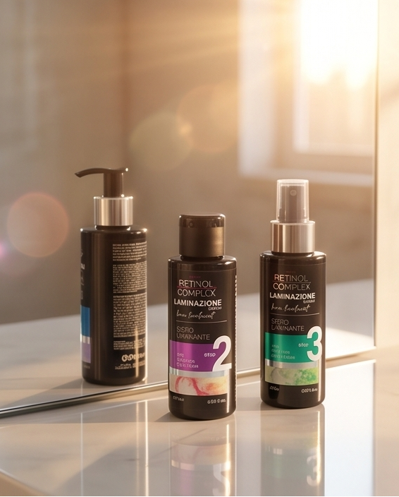 Trattamento Laminazione Capelli 3 Step: Kit Completo per Capelli Perfetti