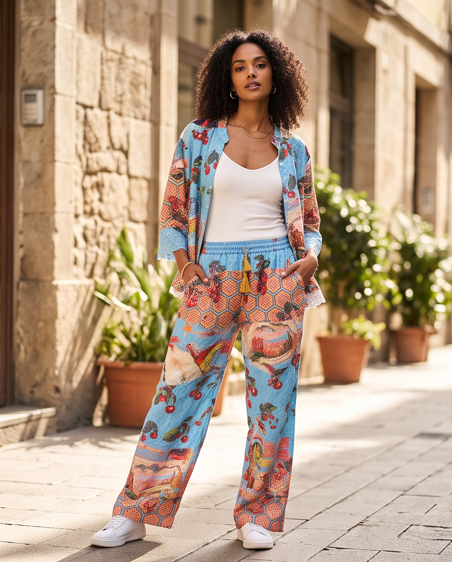 Completo Fantasia Multicolore: Comfort e Stile per Ogni Occasione