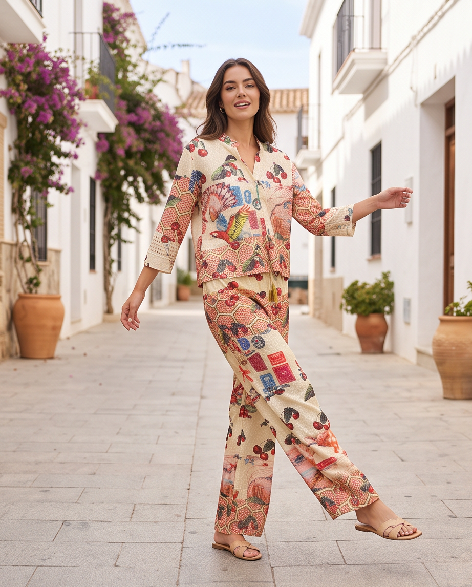 Completo Fantasia Multicolore: Comfort e Stile per Ogni Occasione