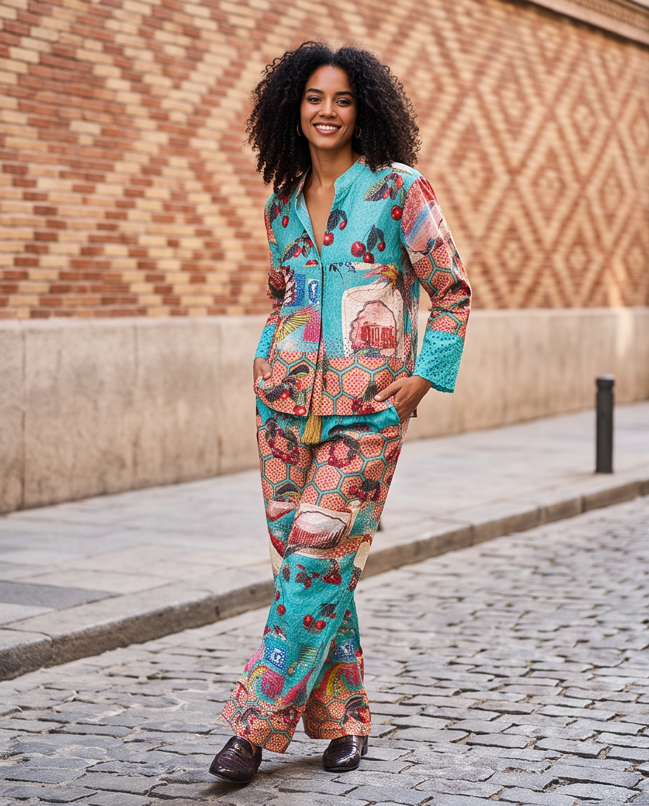 Completo Fantasia Multicolore: Comfort e Stile per Ogni Occasione