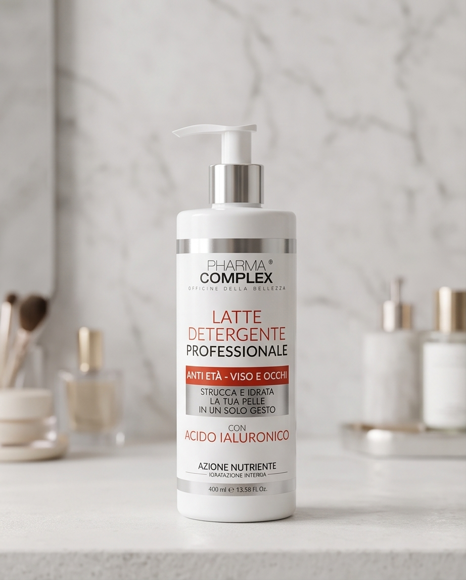 Latte Detergente Professionale Anti Età Viso e Occhi 400ml