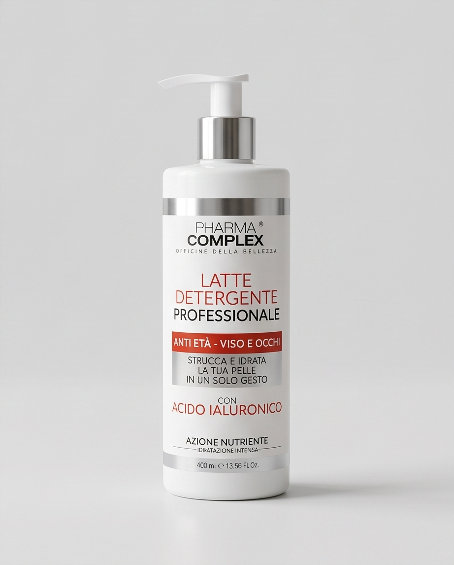 Latte Detergente Professionale Anti Età Viso e Occhi 400ml