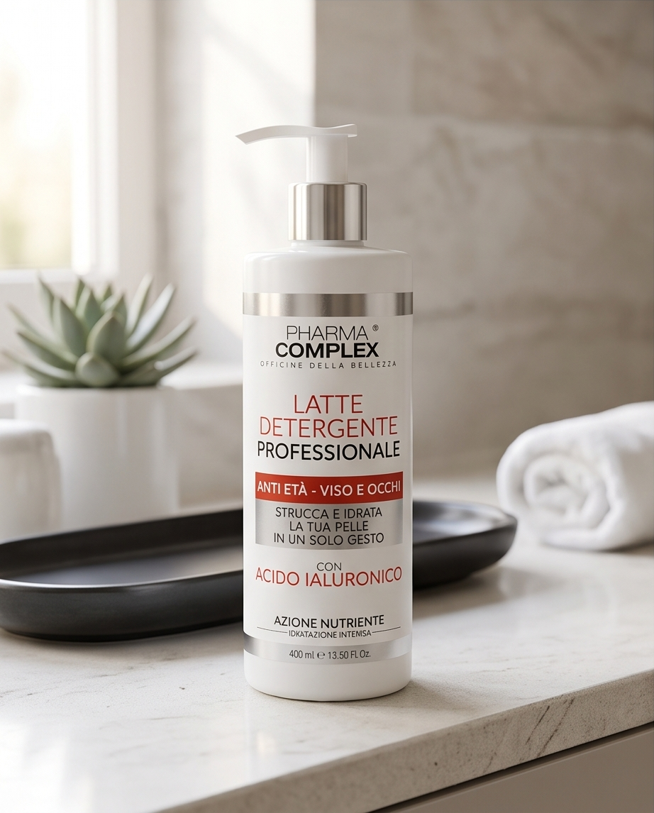 Latte Detergente Professionale Anti Età Viso e Occhi 400ml