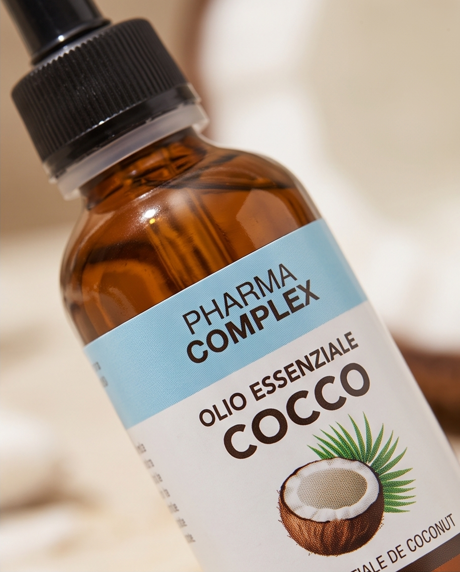 Olio Essenziale di Cocco Idratante per Corpo, Viso e Capelli