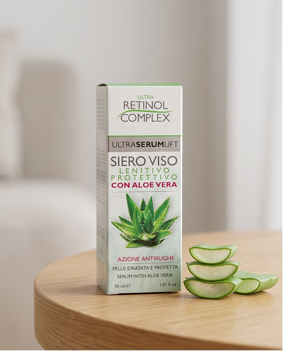 Siero Viso Lenitivo Protettivo con Aloe Vera