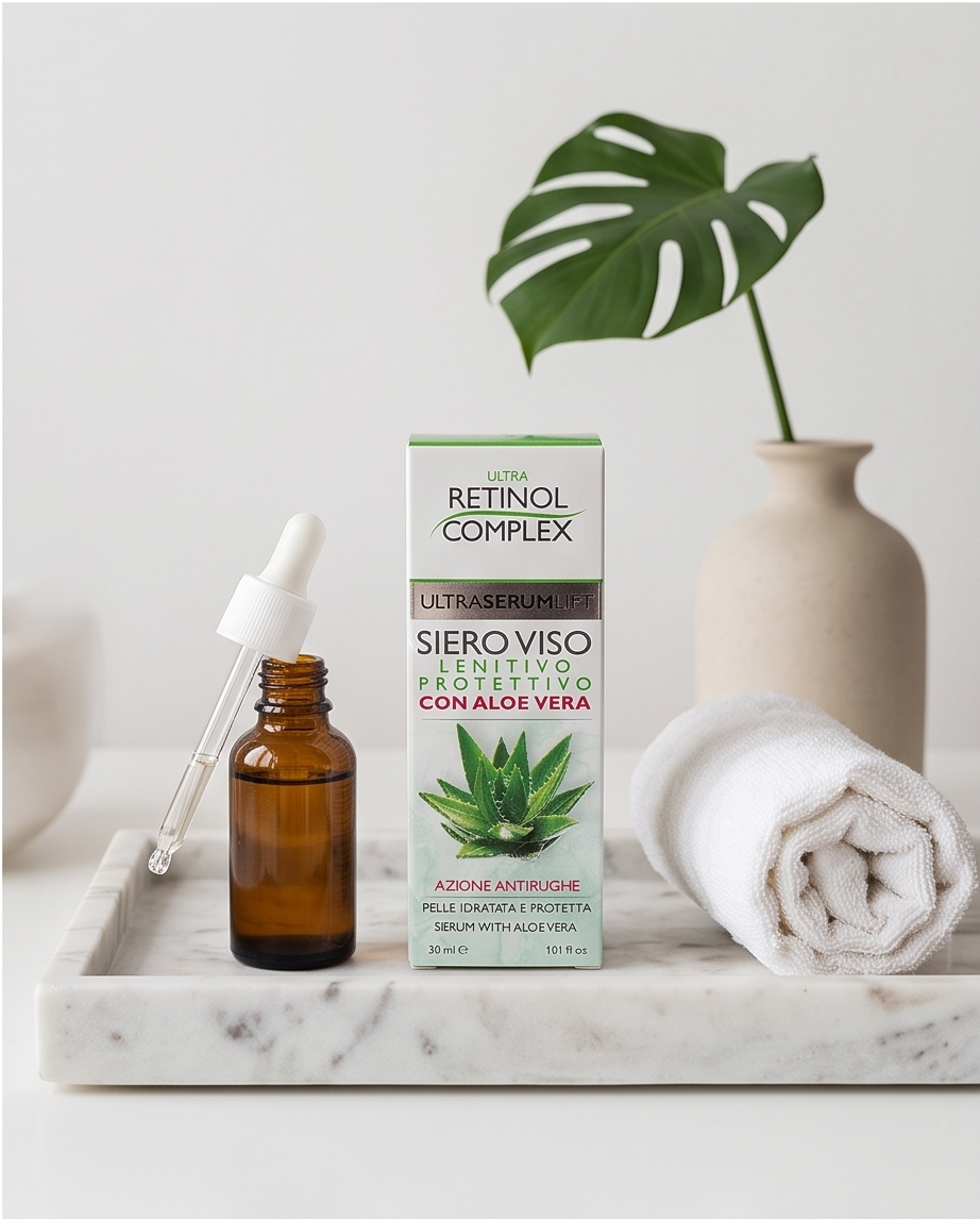 Siero Viso Lenitivo Protettivo con Aloe Vera