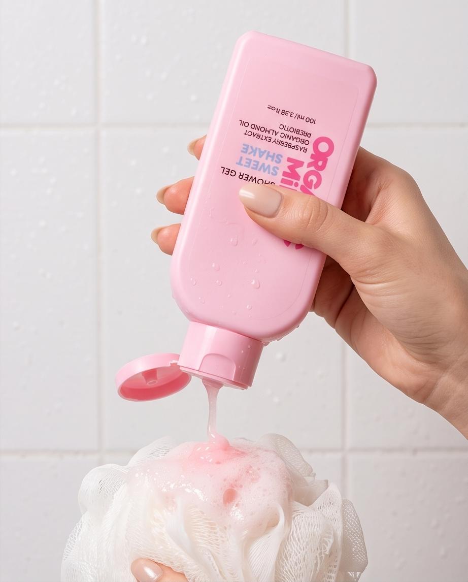 Gel Doccia al Lampone e Olio di Mandorle Biologico