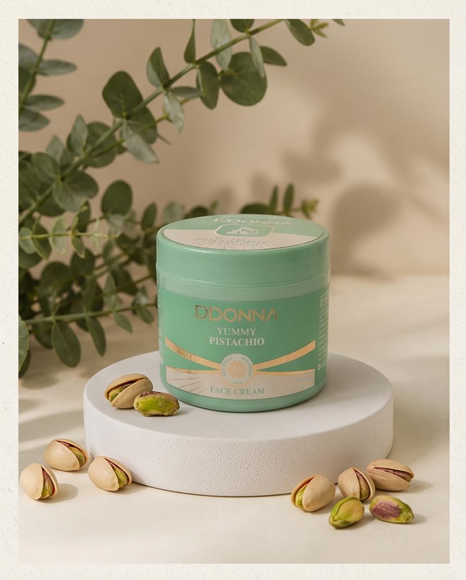 Crema Viso al Pistacchio Idratante e Vellutata