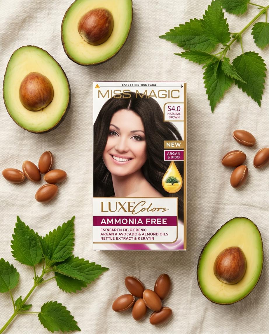 Tinta per Capelli Donna Senza Ammoniaca con Argan