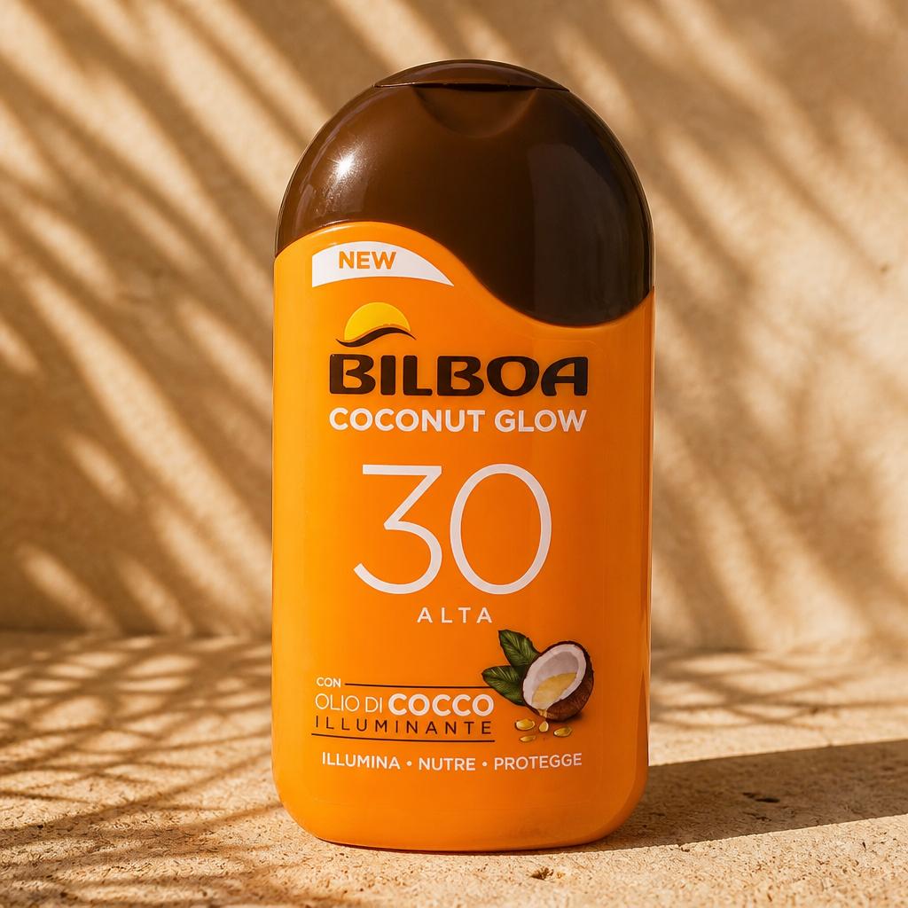 Coconut Glow Milk SPF30 con Olio di Cocco Illuminante Formato 200ml